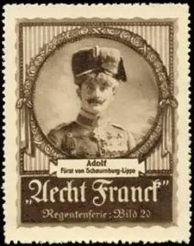 Adolf - Fürst von Schaumburg - Lippe