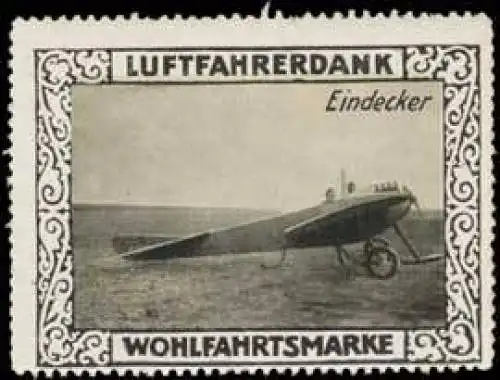 Eindecker Flugzeug