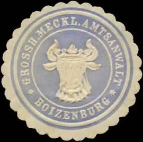 Gr. Meckl. Amtsanwalt Boizenburg