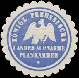 K.Pr. Landes-Aufnahme Plankammer (Vermessung)