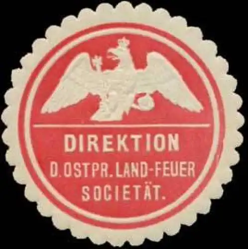 Direktion der Ostpr. Land-FeuersozietÃ¤t