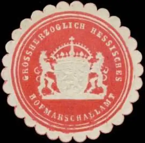 Gr. Hessisches Hofmarschallamt