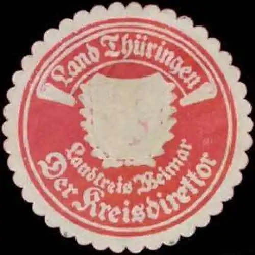 Der Kreisdirektor Landkreis Weimar