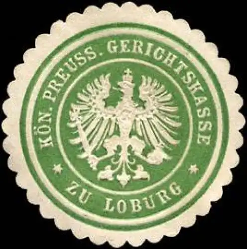 K. P. Gerichtskasse zu Loburg