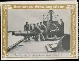 AusstoÃrohr für das Abfeuern eines Torpedos