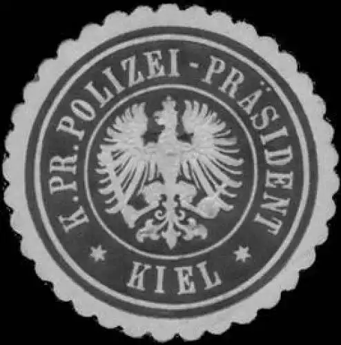 K.Pr. Polizei-PrÃ¤sident Kiel