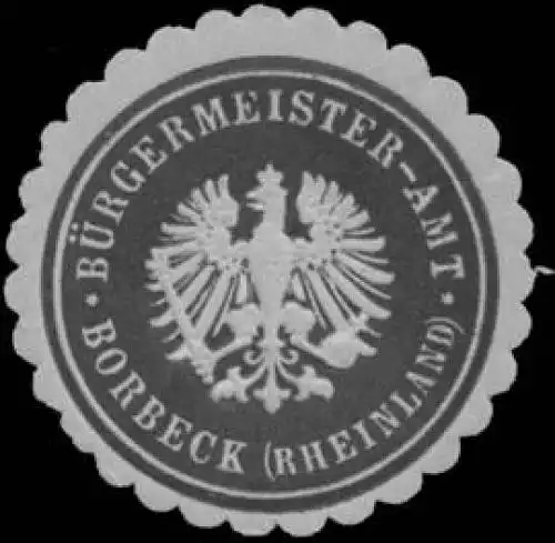 BÃ¼rgermeister-Amt Borbeck/Rheinland