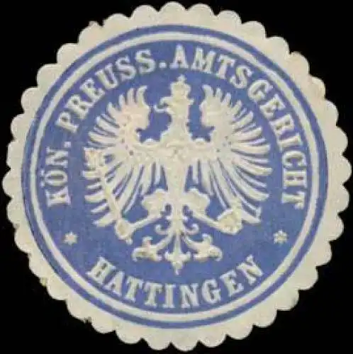 K.Pr. Amtsgericht Hattingen