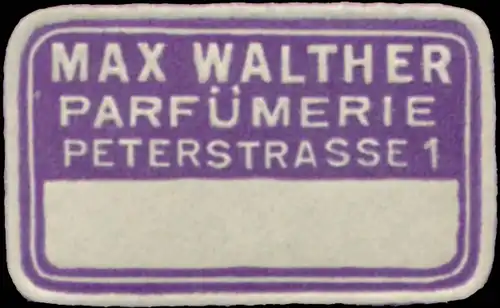 ParfÃ¼merie Max Walther