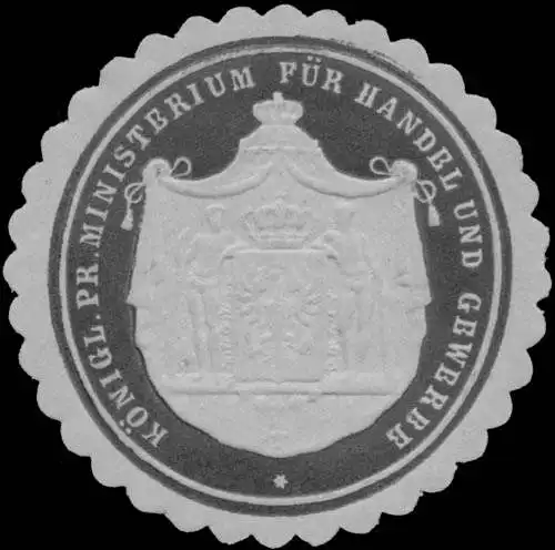 K.Pr. Ministerium fÃ¼r Handel und Gewerbe