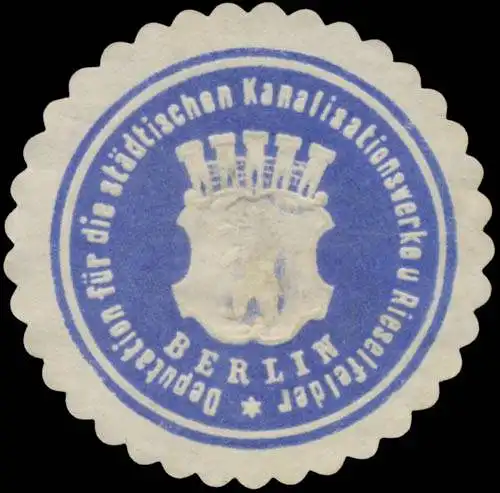 Deputation für die städtischen Kanalisationswerke und Rieselfelder