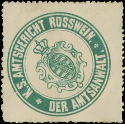 K.S. Amtsgericht RoÃwein - Der Amtsanwalt