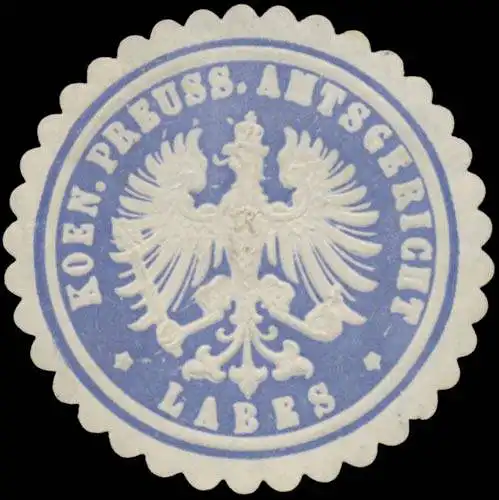 K. Pr. Amtsgericht Labes/Pommern