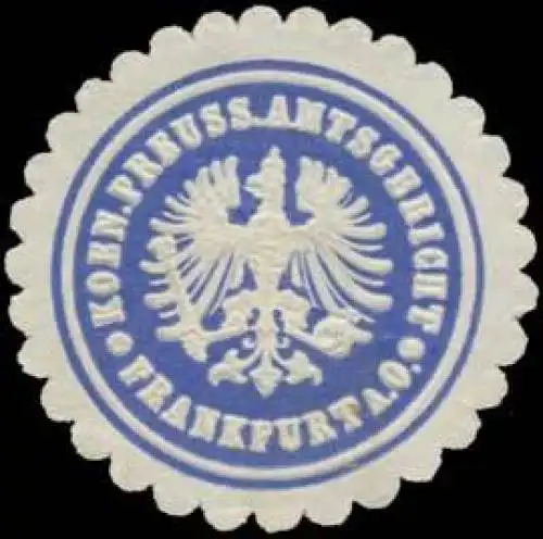 K.Pr. Amtsgericht Frankfurt/O