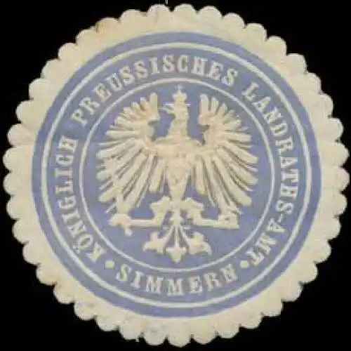 K.Pr. Landraths-Amt Simmern