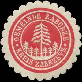 Gemeinde Zaborze Kreis Zabrze/Schlesien