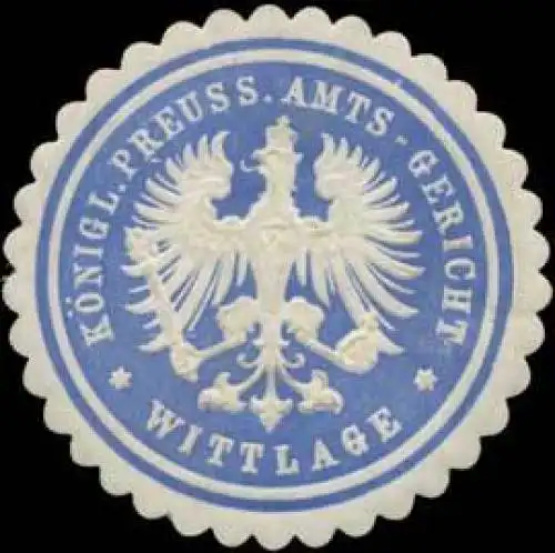 K.Pr. Amts-Gericht Wittlage