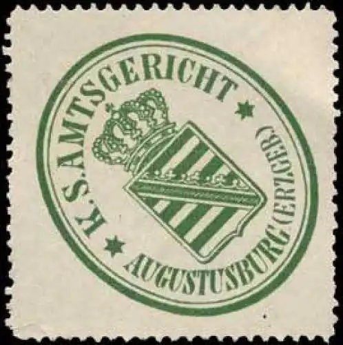 Königlich Sächsisches Amtsgericht - Augustusburg (Erzgebirge)