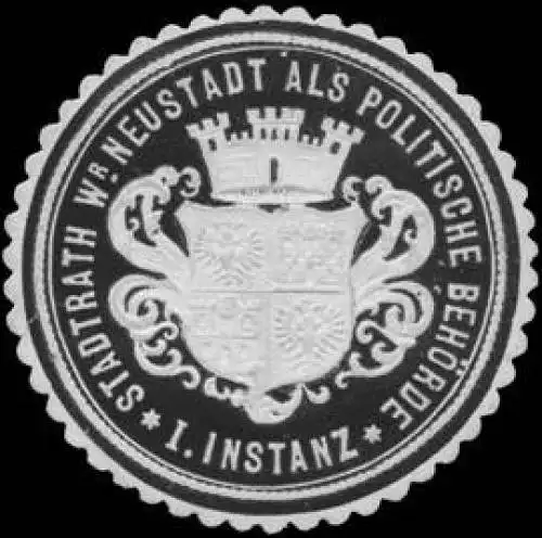 Stadtrath Wiener Neustadt als politische BehÃ¶rde I. Instanz
