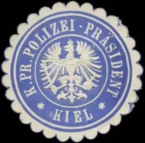 K.Pr. Polizei-PrÃ¤sident Kiel