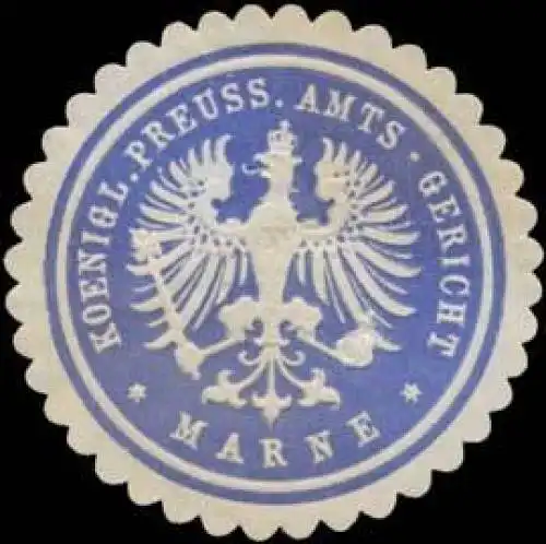 K.Pr. Amts-Gericht Marne