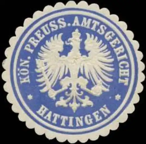 K.Pr. Amtsgericht Hattingen