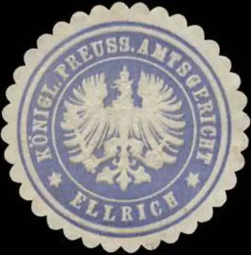 KÃ¶nigl. Preuss. Amtsgericht Ellrich