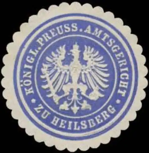 K.Pr. Amtsgericht zu Heilsberg