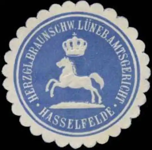 H. Braunschw. LÃ¼neb. Amtsgericht Hasselfelde