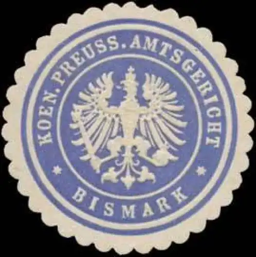 K.Pr. Amtsgericht Bismark