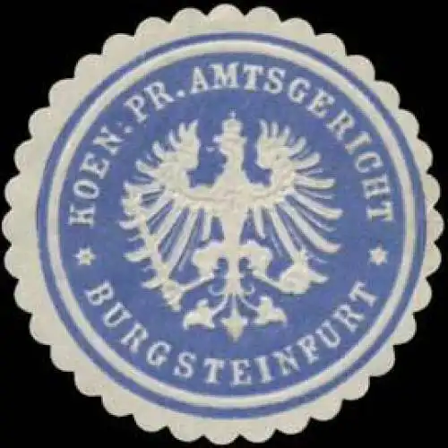 K.Pr. Amtsgericht Burgsteinfurt