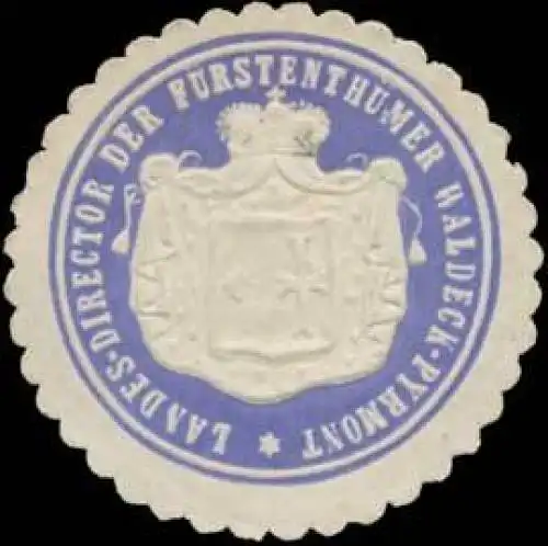 Landes-Director der Fürstenthümer Waldeck-Pyrmont