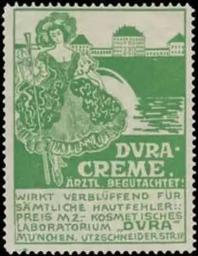 Dura-Creme Kosmetik für die Frau