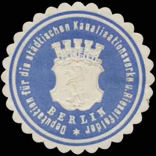 Deputation für die städtischen Kanalisationswerke und Rieselfelder