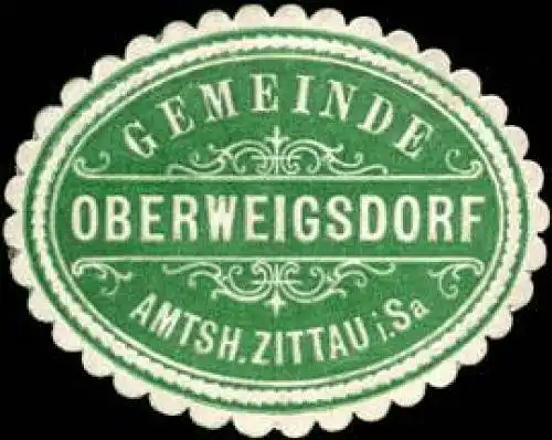 Gemeinde Oberweigsdorf - Amtsh. Zittau