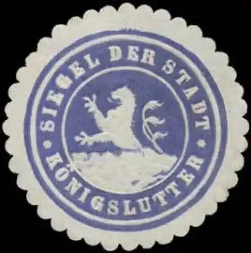 Siegel der Stadt KÃ¶nigslutter