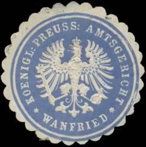 K.Pr. Amtsgericht Wanfried