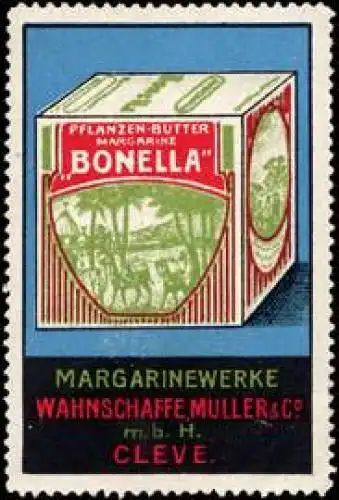 Pflanzen-Butter Margarine Bonella aus Kleve