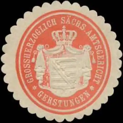 Gr. Sächs. Amtsgericht Gerstungen