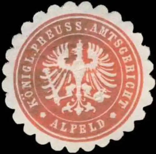 K.Pr. Amtsgericht Alfeld