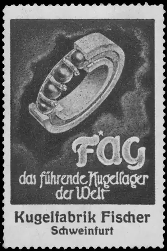 FAG das fÃ¼hrende Kugellager der Welt