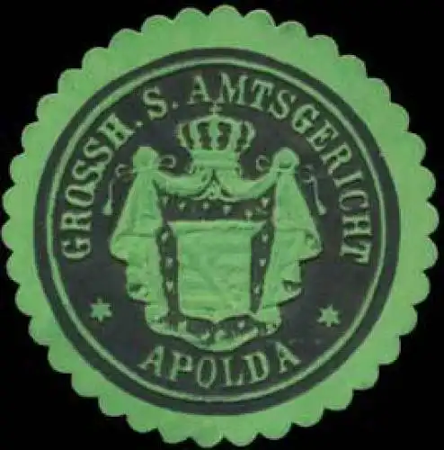 Gr. S. Amtsgericht Apolda