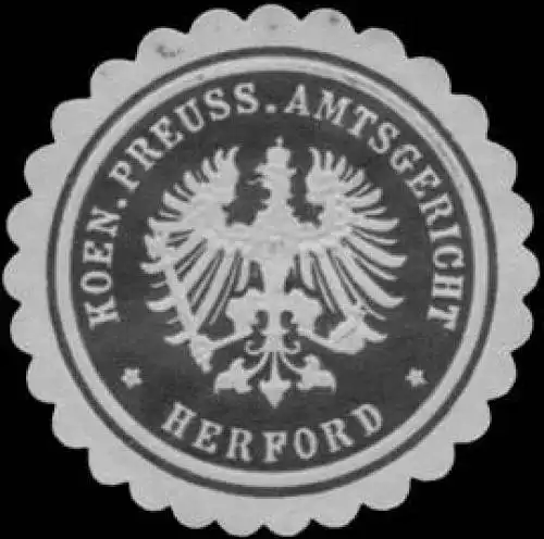 K.Pr. Amtsgericht Herford