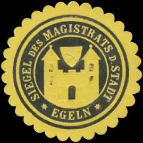 Siegel des Magistrats der Stadt Egeln