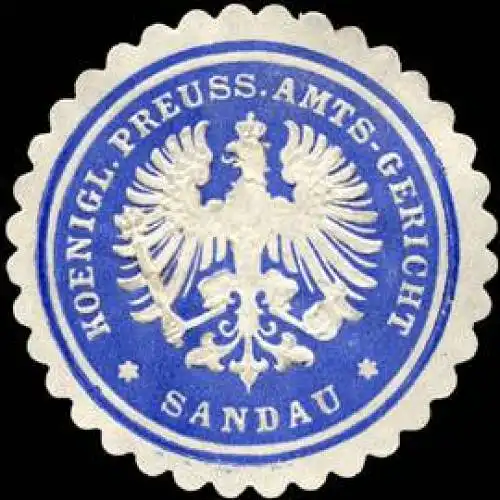 Koeniglich Preussisches Amtsgericht - Sandau