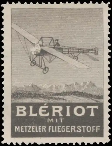 Bleriot mit Metzeler Fliegerstoff