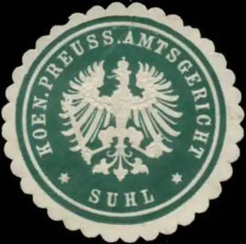 K.Pr. Amtsgericht Suhl