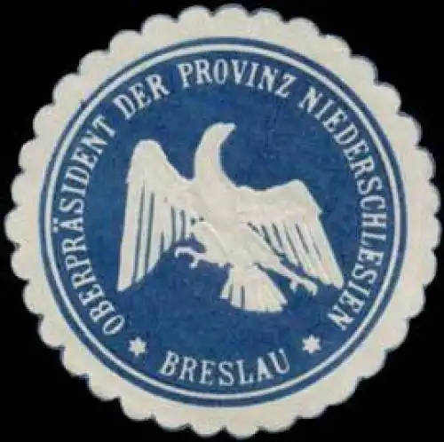 Oberpräsident der Provinz Niederschlesien Breslau