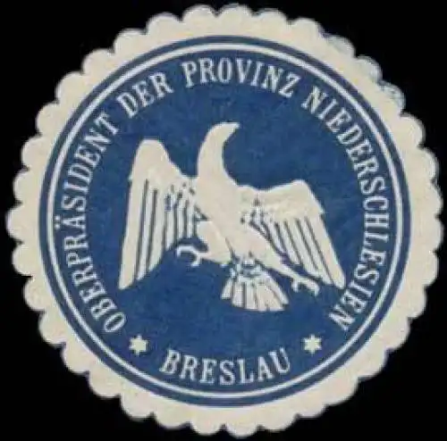 OberprÃ¤sident der Provinz Niederschlesien Breslau