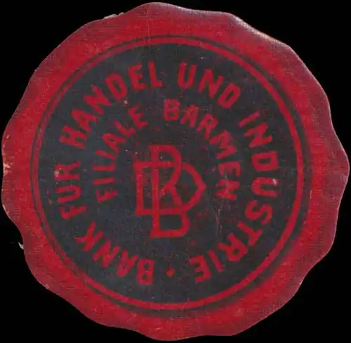 Bank fÃ¼r Handel und Industrie Filiale Barmen